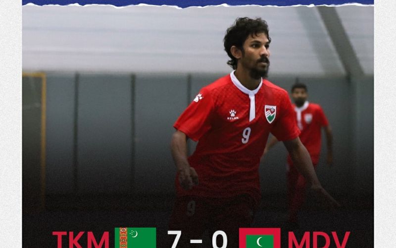 Maldives suffer defeat in final group game against Turkmenistan