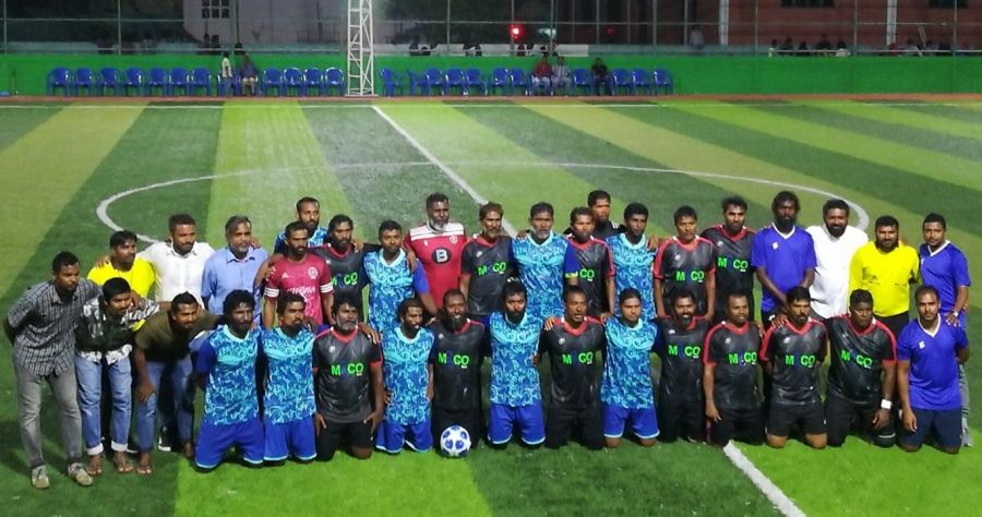 Gaafaru Veterans and Huraa Veterans Friendly Game End In Stalemate