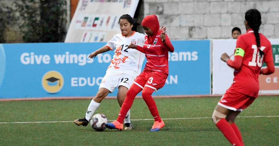 Bhutan Thrashes Maldives In The SAFF Under 19 Girls Championship