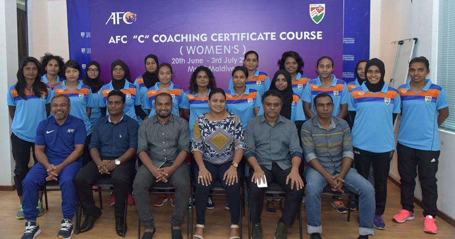 AFC women's "C" certificate coaching course has begun in Male