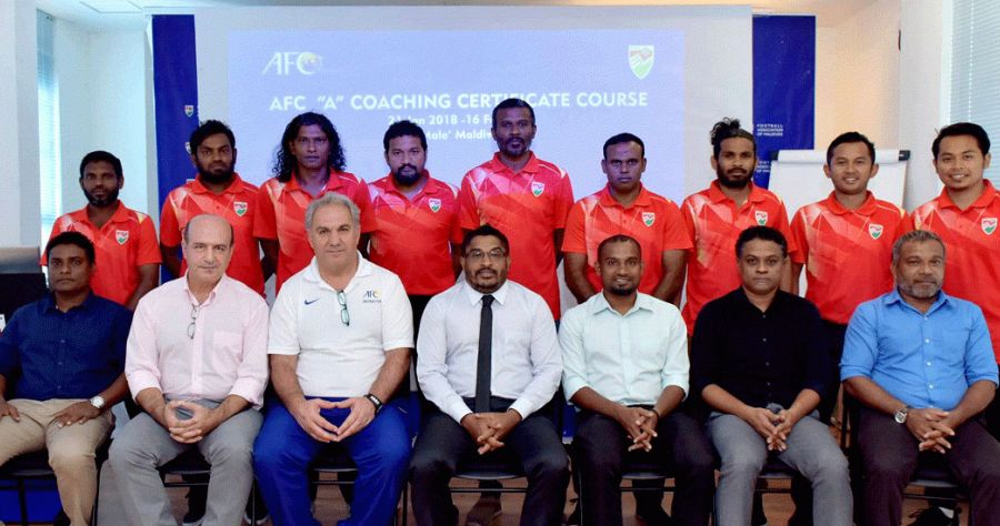 Nine Coaches have completed the AFC A-License course conducted in Male