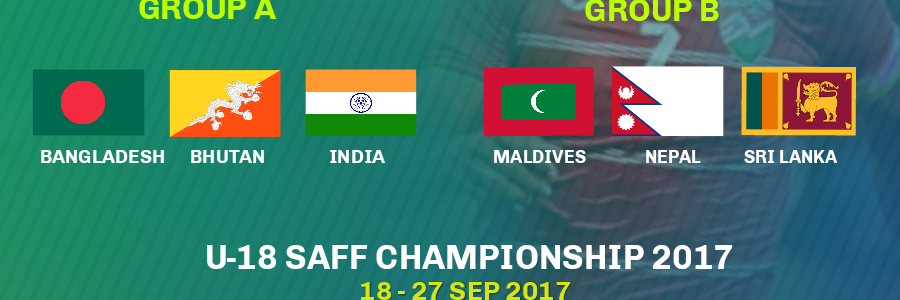 Maldives grouped with champion Nepal and Bhutan in U-18 SAFF Championship