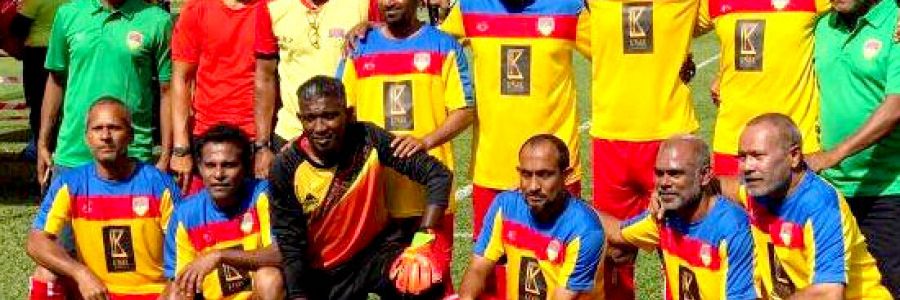Maldives Veterans in PSC Soccer 7's tournament