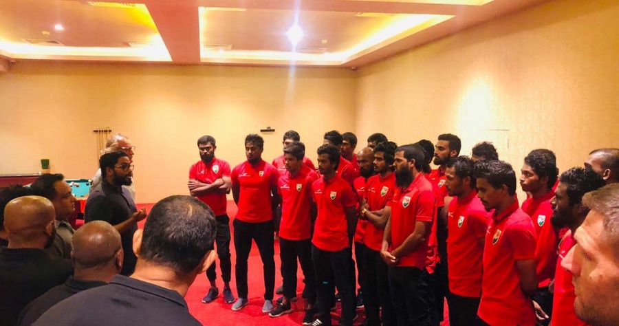 Bassam Meets with Team Ahead of Guam Match